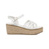 Sandali da donna con zeppa 7 cm bianchi Lora Ferres, Donna, SKU w043000887, Immagine 0